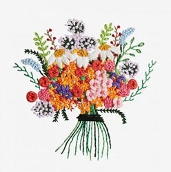 Borduurpatroon Bloemenboeket