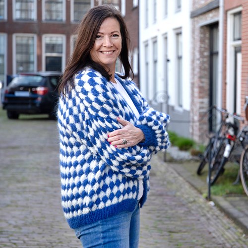 Basis vest elegant breipakket wolplein voorkant