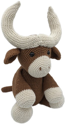 Amigurumifestival Safari: Kaapse Buffel Bo Garenpakket - Exclusief Patroon