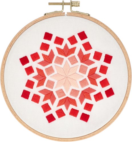 Rectangle Borduurpakket 001 Rood-2
