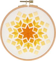 Rectangle Borduurpakket 002 Geel-2