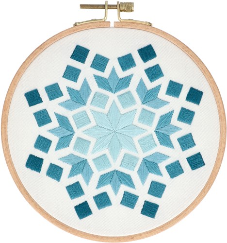 Rectangle Borduurpakket 003 Turqoise-2
