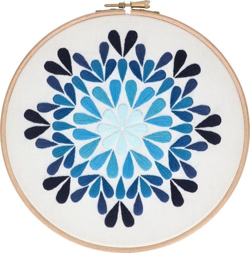 Drop Borduurpakket Blauw-2
