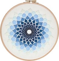 Kaleidoscope OG (20 cm) Borduurpakket 002 Blauw