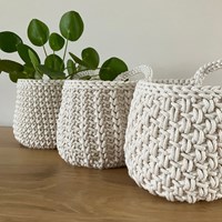 Haakpatroon Mandjes Braided Fine