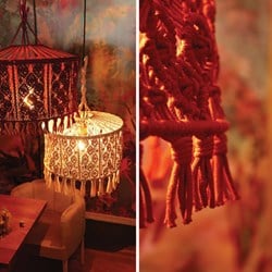 Macramé Patroon Lampen Braided Fine