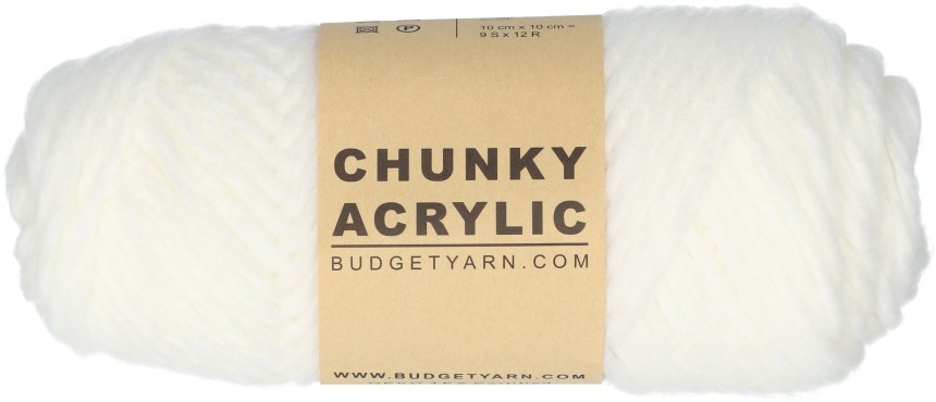 gebied sla Kleverig Budgetyarn Chunky Acrylic 001 White | Wolplein – Alles voor haken en breien