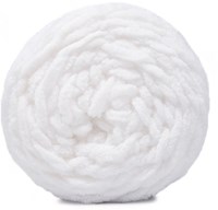 Budgetyarn Chunky Chenille 001 White-2