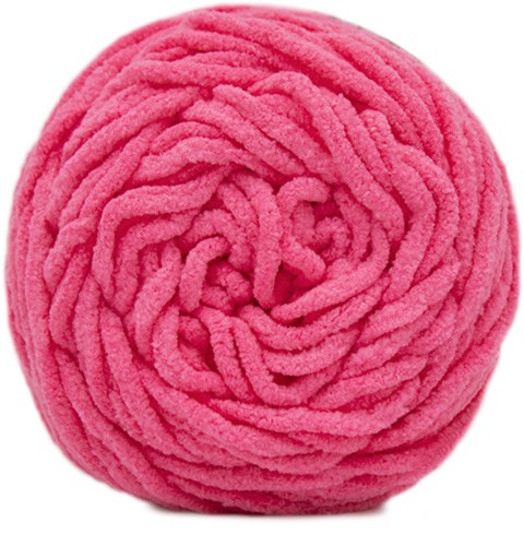 Budgetyarn Chunky Chenille 035 Girly Pink-2