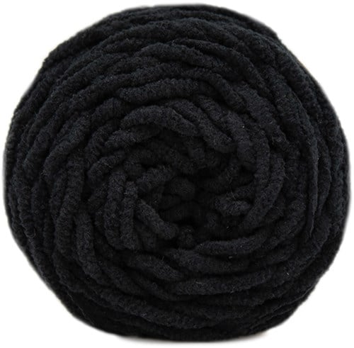Budgetyarn Chunky Chenille 100 Black-2