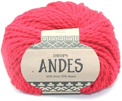Drops Andes Uni Colour 3620 Kerstrood