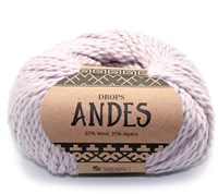 Drops Andes Uni Colour 4010 Parelgrijs