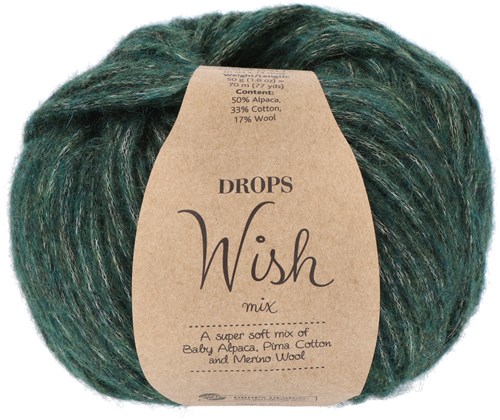 Drops Wish Mix 17 Forest green