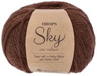Drops Sky Uni Colour 021 Warme Chocolade