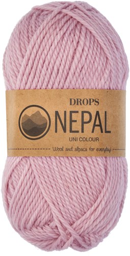 Drops Nepal Uni Colour 3112 Zacht Roze