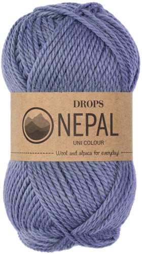 Drops Nepal Uni Colour 6220 Zachtblauw