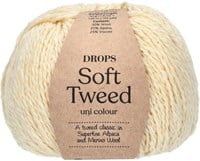 Drops Soft Tweed Uni Colour 01 Naturel