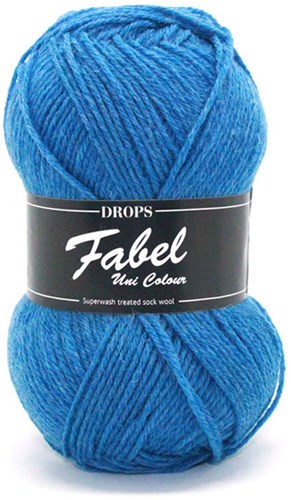 Drops Fabel Uni Colour 108 Royal Blue
