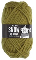 Drops Snow Uni Colour 006 Olijfgroen