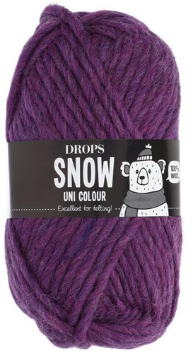 Drops Snow Uni Colour 020 Pruim