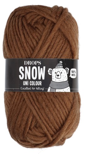 Drops Snow Uni Colour 090 Toffee