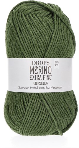 Drops Merino Extra Fine Uni Colour 52 Bladgroen