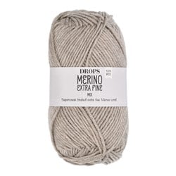 Drops Merino Extra Fine Mix 08 Lichtbeige