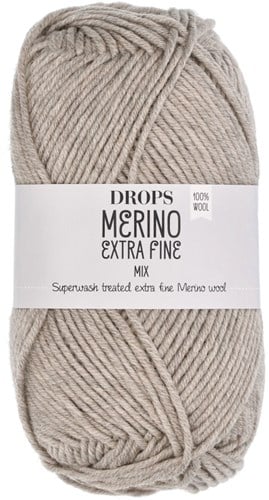 Drops Merino Extra Fine Mix 08 Lichtbeige