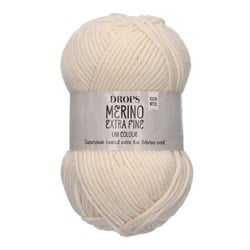 Drops Merino Extra Fine Uni Colour 01 Naturel