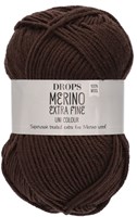 Drops Merino Extra Fine Uni Colour 09 Donkerbruin