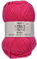 Drops Merino Extra Fine Uni Colour 17 Pink