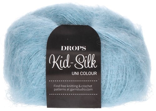 Drops Kid Silk Uni Colour 008 Licht Denimblauw