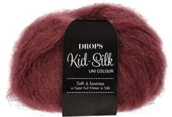 Drops Kid-Silk Uni Colour 036 Bordeaux
