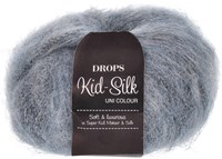 Drops Kid Silk Uni Colour 043 Blauwe Wind
