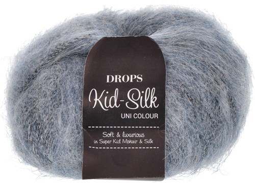 Drops Kid Silk Uni Colour 043 Blauwe Wind