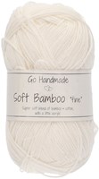 Go Handmade Soft Bamboo Fine 423 White