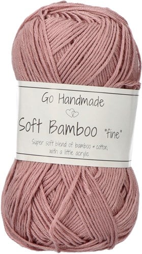 Go Handmade Soft Bamboo Fine 420 Light Lavender