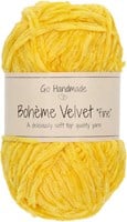 Go Handmade Bohème Velvet Fine 15 Giraffe Yellow
