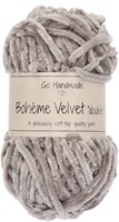 Go Handmade Bohème Velvet Double 24 Grey