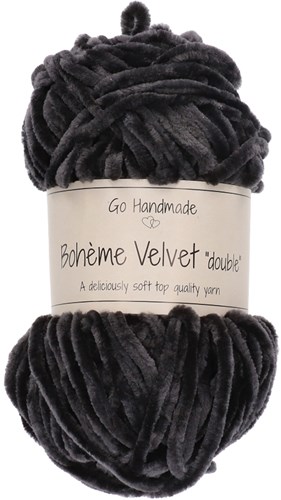 Go Handmade Bohème Velvet Double 27 Black