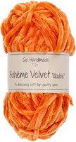 Go Handmade Bohème Velvet Double 70 Warm Orange