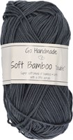 Go Handmade Soft Bamboo Double 71 Dark Grey