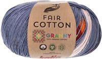 Katia Fair Cotton Granny 302 Jeans-Red-Ocher