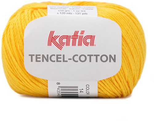 Katia Tencel-Cotton 014 Citroengeel