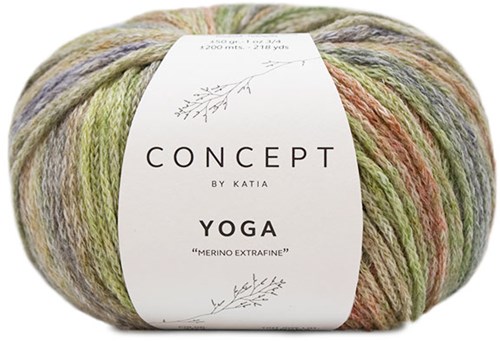 Katia Yoga 203 Green / Red