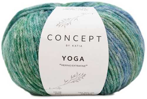 Katia Yoga 205 Green / Blue