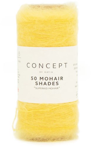 Katia 50 Mohair Shades 016 Citroengeel