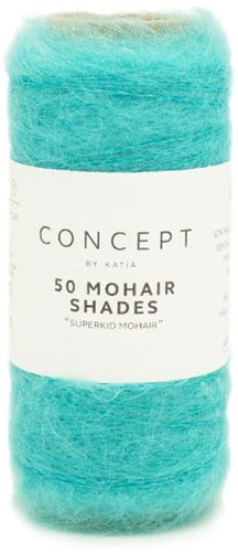 Katia 50 Mohair Shades 027 Water blauw