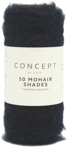 Katia 50 Mohair Shades 035 Nacht blauw