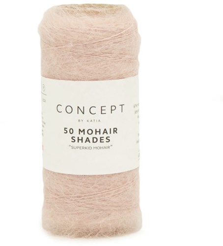 Katia 50 Mohair Shades 006 Kauwgom roze